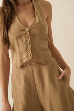 Load image into Gallery viewer, Halter Vest Jumpsuit