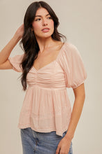Load image into Gallery viewer, Aria Puff Sleeve Top