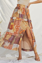 Load image into Gallery viewer, Golden Desert Midi Skirt
