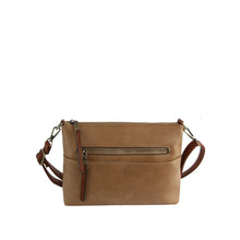 Load image into Gallery viewer, small crossbody vegan leather purse in Mocha brown