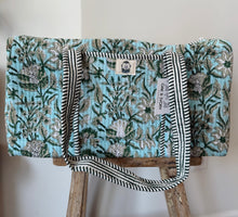 Load image into Gallery viewer, Georgia Vines Quilted Duffel Bag