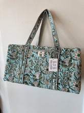 Load image into Gallery viewer, Georgia Vines Quilted Duffel Bag