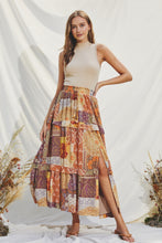 Load image into Gallery viewer, Golden Desert Midi Skirt
