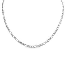 Load image into Gallery viewer, Stainless Steel Figaro Chain Necklace