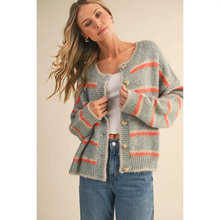 Load image into Gallery viewer, Leilani Multi Stripe Cardigan