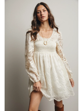 Load image into Gallery viewer, Embroidered Lace Mini Dress