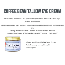 Load image into Gallery viewer, Coffee-Infused Tallow Eye Cream