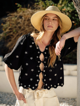 Load image into Gallery viewer, Betty Bowtie Blouse