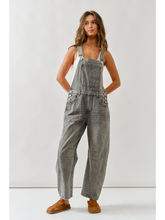 Load image into Gallery viewer, Slouchy Relaxed Denim Overall