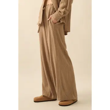 Load image into Gallery viewer, Eliana Drawstring Wide Leg Pant
