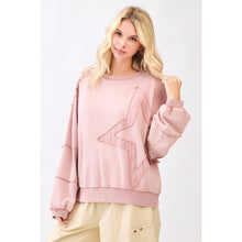 Load image into Gallery viewer, Star Patchwork Sweatshirt