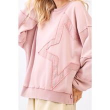 Load image into Gallery viewer, Star Patchwork Sweatshirt