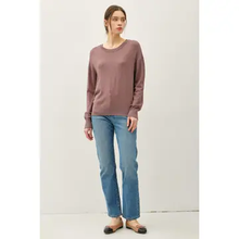 Load image into Gallery viewer, Drop Shoulder Crewneck Sweater