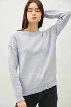 Load image into Gallery viewer, Relaxed Fit Slub Sweater