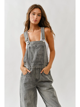 Load image into Gallery viewer, Slouchy Relaxed Denim Overall