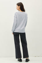 Load image into Gallery viewer, Relaxed Fit Slub Sweater