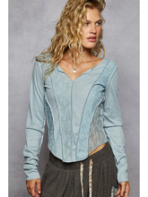 Load image into Gallery viewer, Roxie Outseam Lace Top