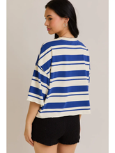 Load image into Gallery viewer, USA Striped Oversized Shirt