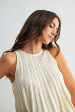Load image into Gallery viewer, Dune Sleeveless Knit Tank