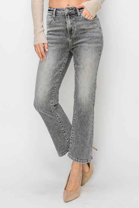 Grey plus size Risen Jeans