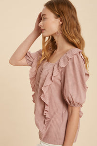 Winnie Ruffled Top