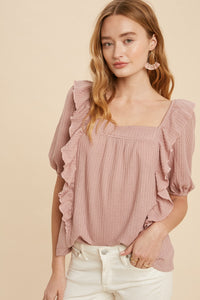 Winnie Ruffled Top