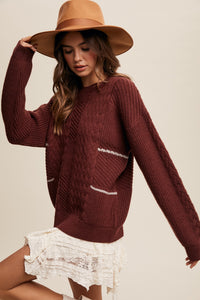 Iris Cable Knit Sweater