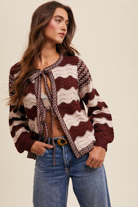 Eden Striped Cardigan