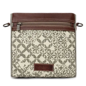 Platinum/Battleship Gray Crossbody