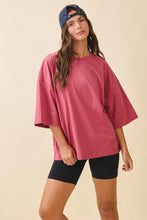 Load image into Gallery viewer, Wine Down Oversized Tee

