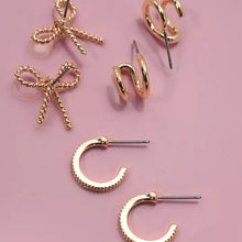 Load image into Gallery viewer, Bow Earring Trio

