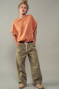 Cotton Utility Cargo Pants