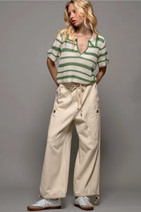 Cotton Utility Cargo Pants