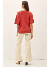 Load image into Gallery viewer, Boxy Half Sleeve Sweater
