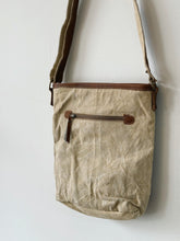 Load image into Gallery viewer, Blue Canvas Floral Crossbody
