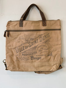 Ville Se Sat Denis Canvas Backpack