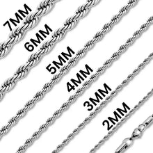 Load image into Gallery viewer, Stainless Steel Rope Necklace
