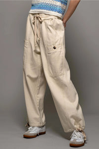 Cotton Utility Cargo Pants