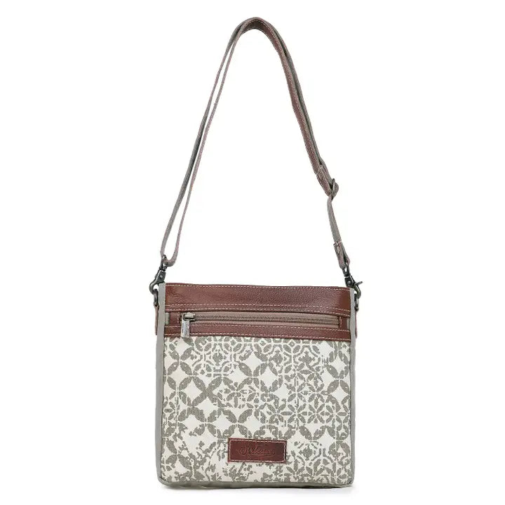 Platinum/Battleship Gray Crossbody
