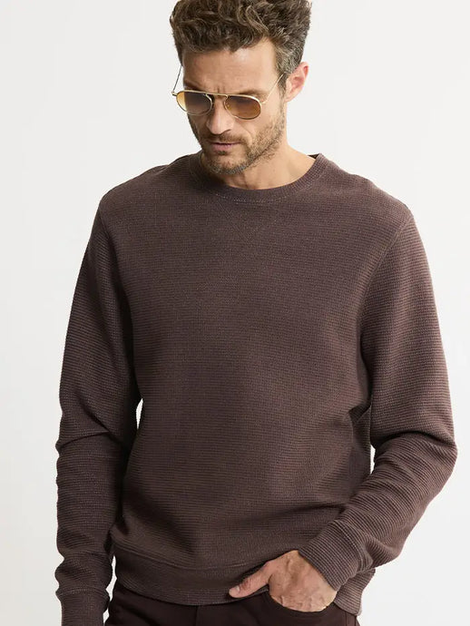 Men's pullover shirt - brown