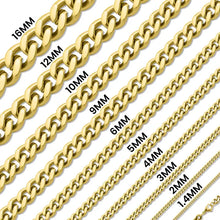 Load image into Gallery viewer, Stainless Steel Diamond Cut Curb Chain
