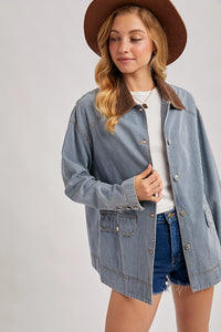 Allison Denim Barn Coat