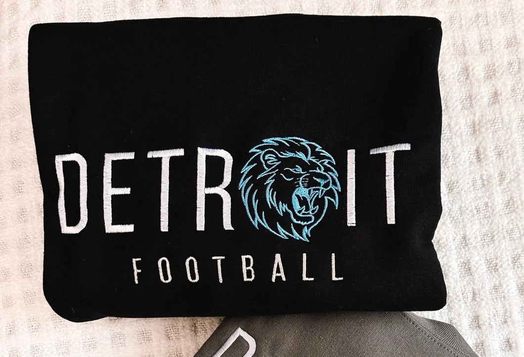 Lions Embroidered Crewneck