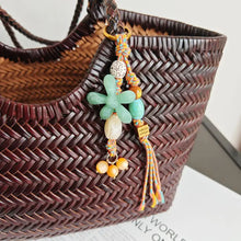 Load image into Gallery viewer, Flower Beaded Bag Charm
