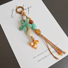 Load image into Gallery viewer, Flower Beaded Bag Charm
