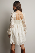 Load image into Gallery viewer, Embroidered Lace Mini Dress
