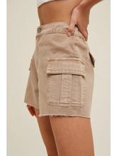 Load image into Gallery viewer, Denim Cargo Shorts
