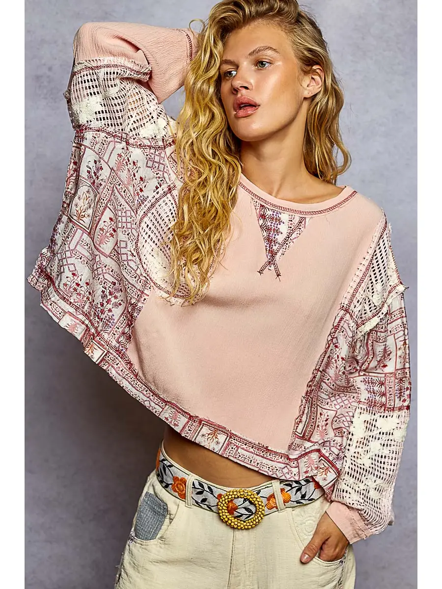 Romi Contrast Top