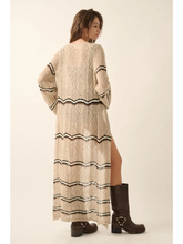 Load image into Gallery viewer, Crochet Knit Duster Cardigan
