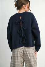 Load image into Gallery viewer, Palmer Tie-Back Sweater
